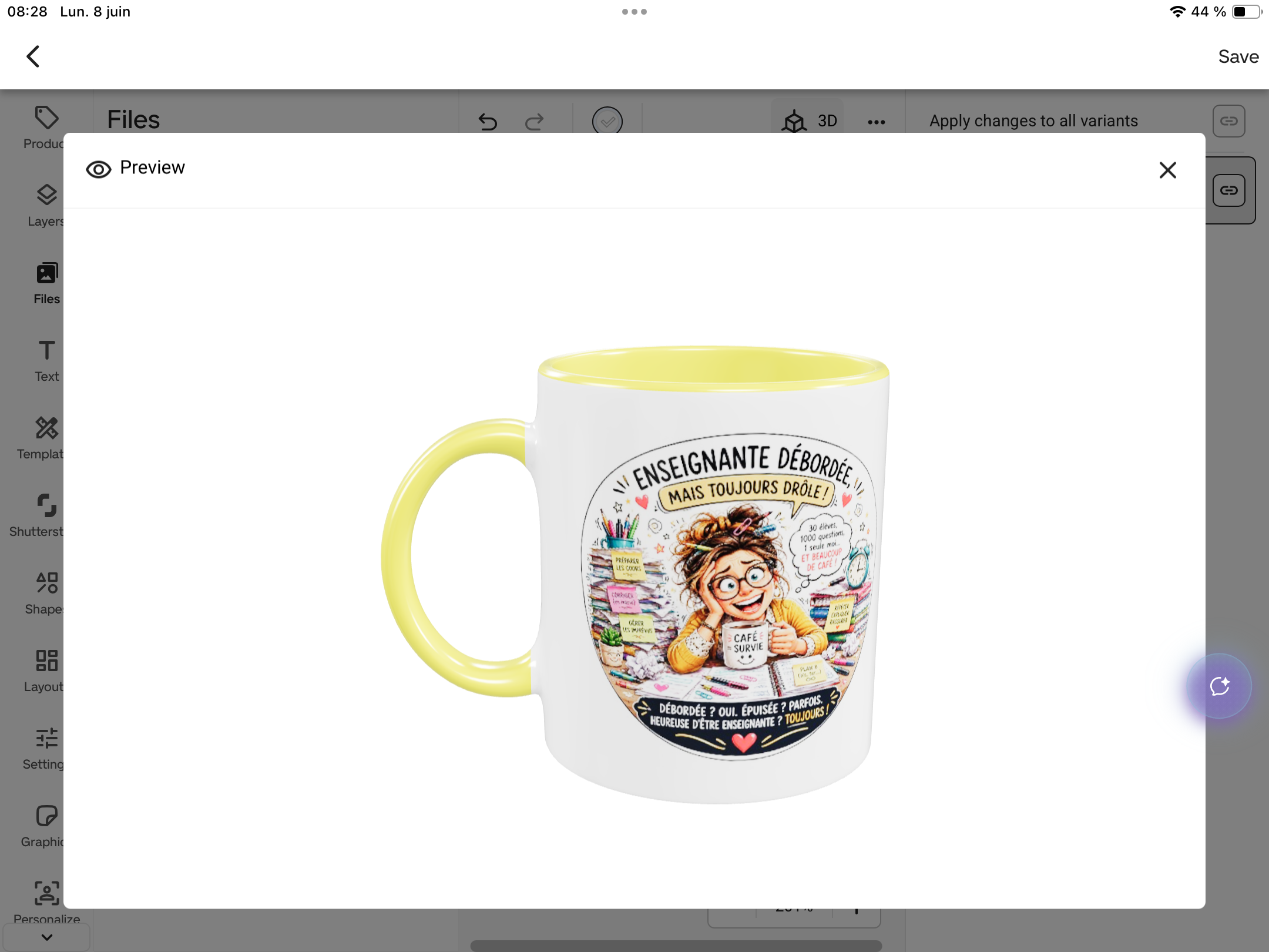 Teacher Appreciation Ceramic Mug - Custom Glossy 11oz Drinkware